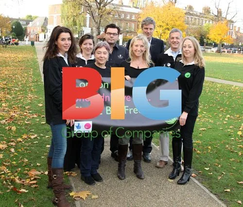 Zac Goldsmith and Roz Savage on Richmond Green