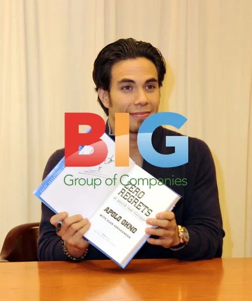 Apolo Ohno book signing in NYC