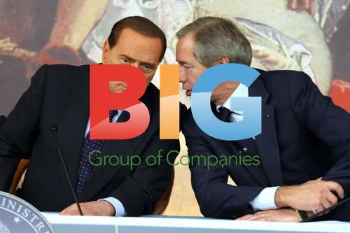 Silvio Berlusconi and Guido Bertolaso Press Conference