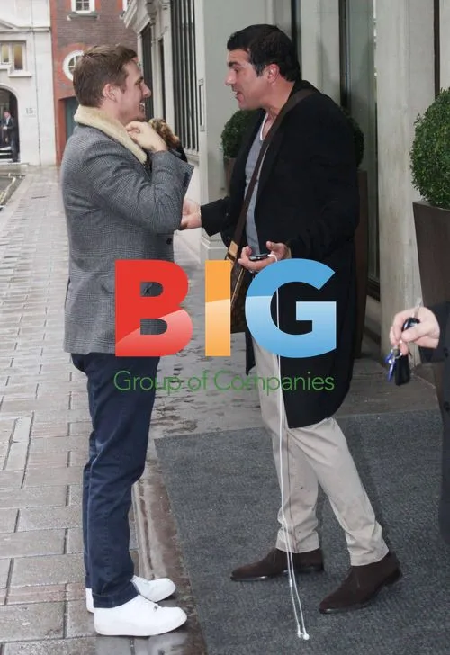 Tamer Hassan and Lee Ryan at London Hotel