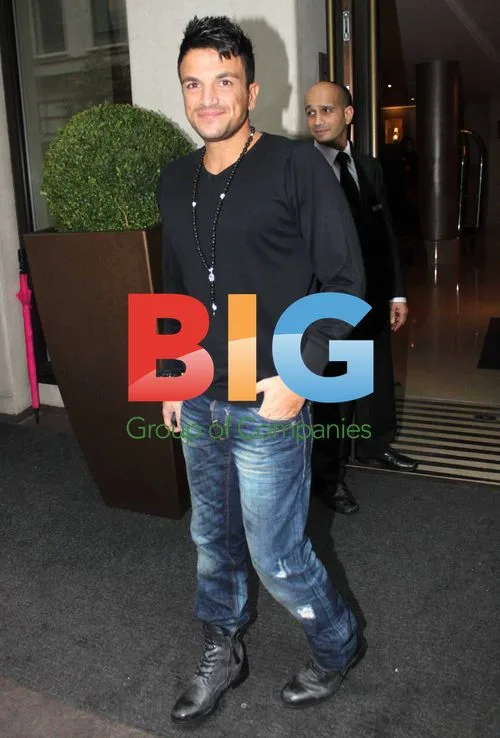 Peter Andre at London Hotel