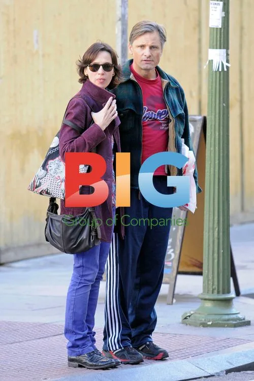 Viggo Mortensen and Ariadna Gil in Madrid
