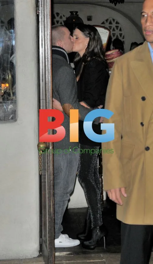Danielle Lloyd and Jamie O'Hara Leaving Momos