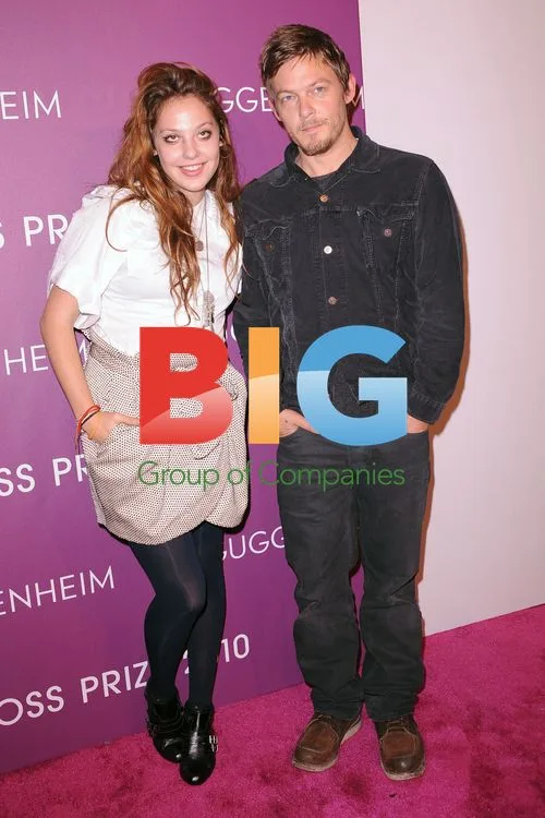 Cory Kennedy and Norman Reedus at 2010 Hugo Boss Prize