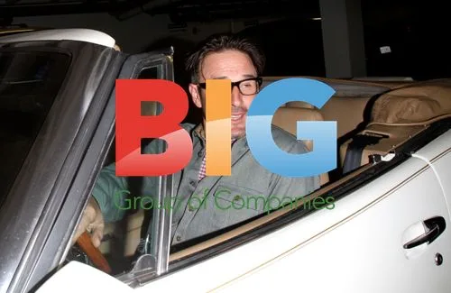 David Arquette Leaving Madeo Restaurant