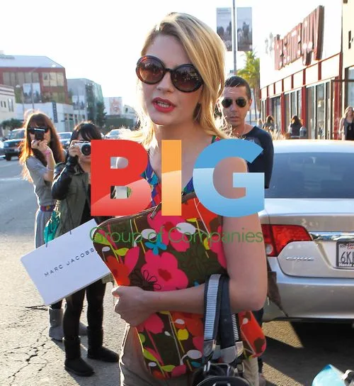Mischa Barton Walks Dog on Robertson Blvd