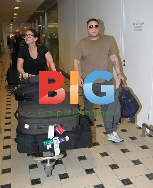 Shaun Ryder Arrives in Brisbane