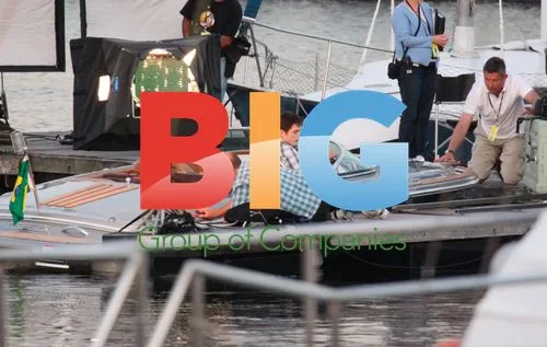 Pattinson and Stewart on Twilight Set in Rio
