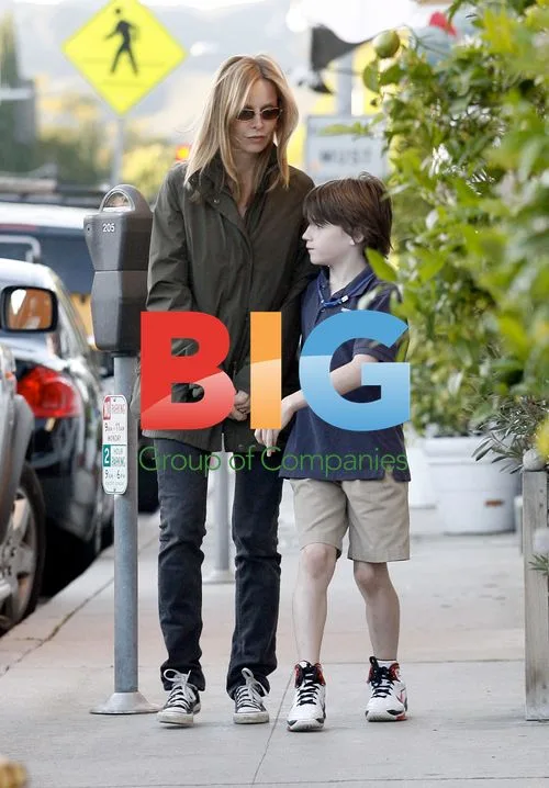Calista Flockhart and Son Liam