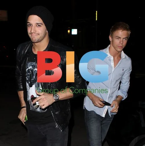 Derek Hough and Mark Ballas Dinner