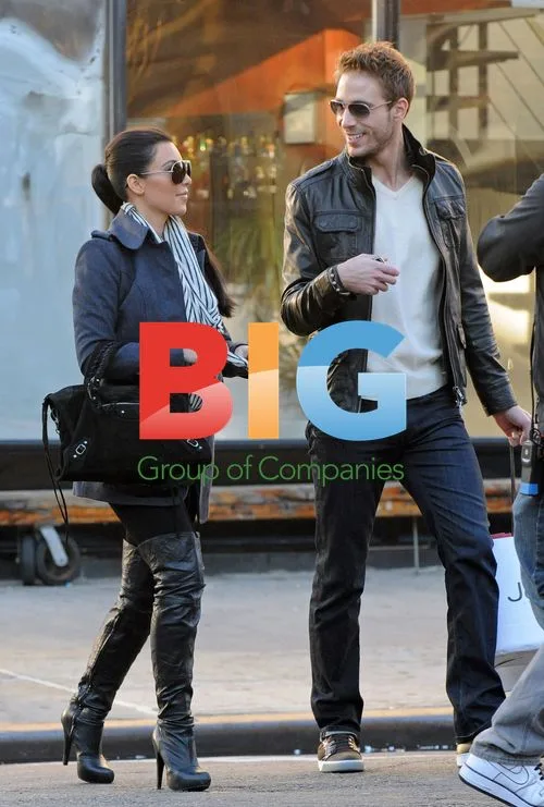 Kim Kardashian and Simon Huck Shopping in NYC