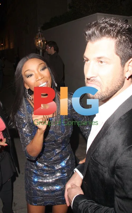Brandi and Maksim at DWTS 200th Episode Party