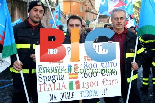 Firefighters Strike in Rome