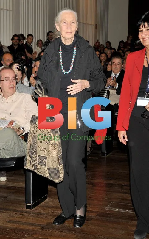 Jane Goodall Attends Conference in Madrid