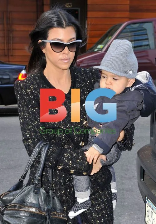 Kourtney Kardashian and Mason Disick at Music Class