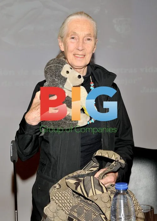 Jane Goodall at Conference in Madrid