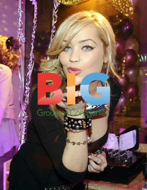 Laura Whitmore DJs in Awear window, Dublin