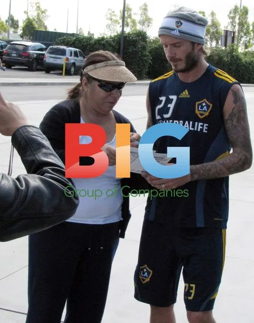 David Beckham at MLS Conference in LA