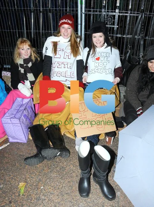 Fans Camp Out for Harry Potter Premiere