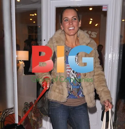 Jasmine Harman spotted leaving London restaurant
