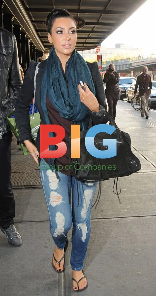 Kim Kardashian and Simon Huck Shop in NYC