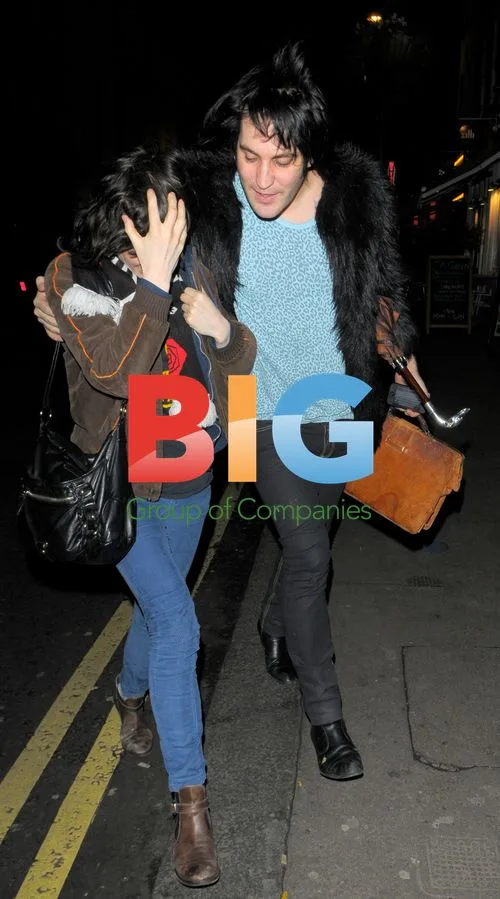 Noel Fielding Spotted Leaving Groucho Club