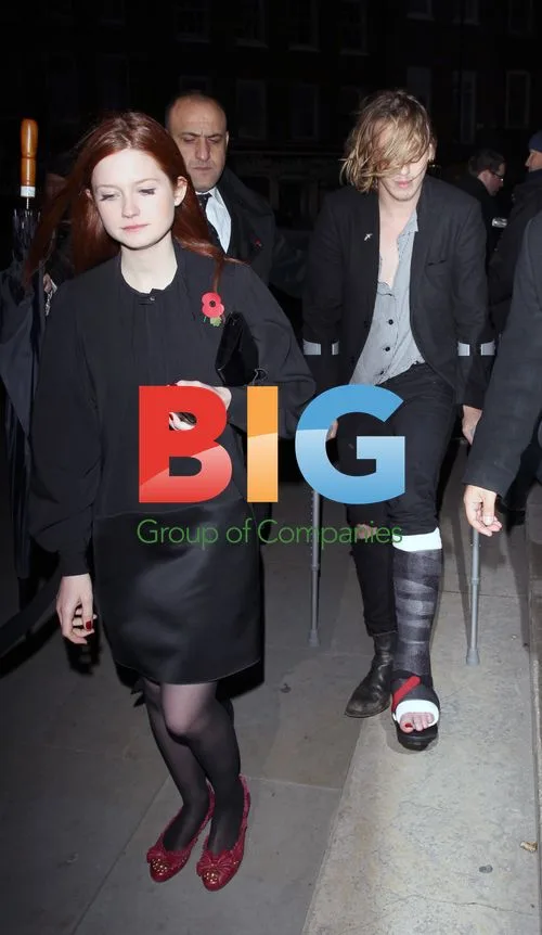 Bonnie Wright and Jamie Campbell Bower at Harry Potter Afterparty