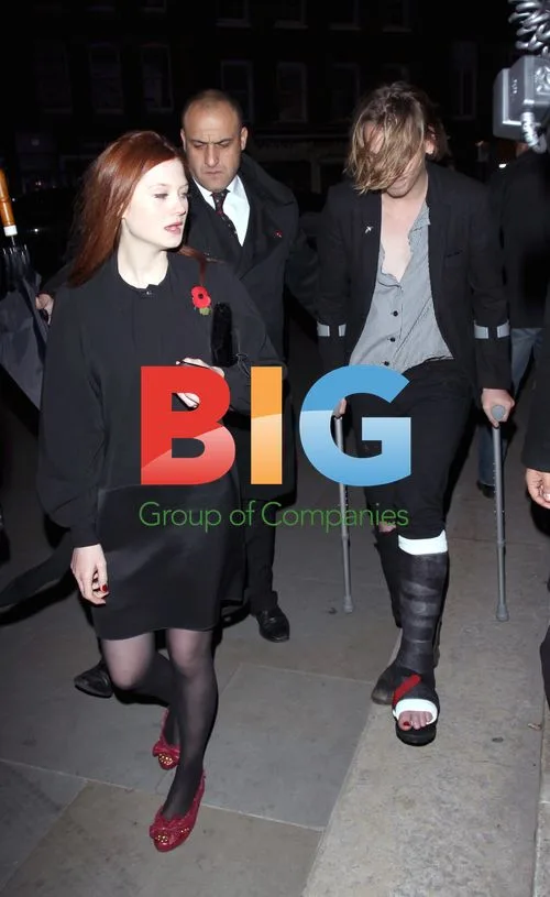 Bonnie Wright and Jamie Campbell Bower at Harry Potter Afterparty