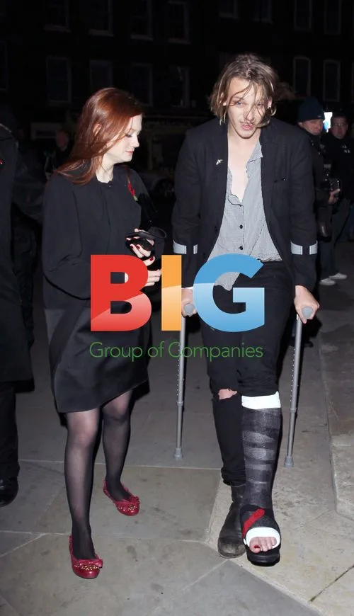 Bonnie Wright and Jamie Campbell Bower at 'Harry Potter' afterparty