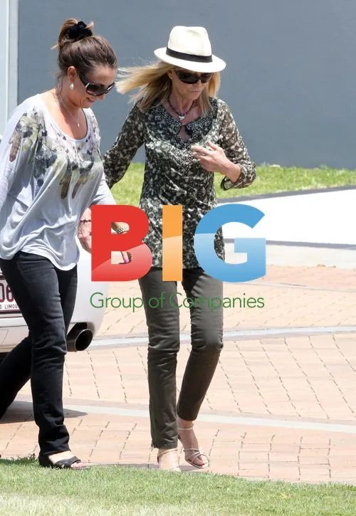 Celebrities Arrive for 'I'm A Celebrity' Filming