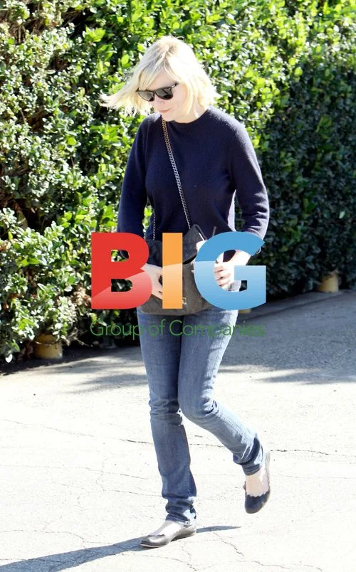Kristen Dunst Leaves Sharkeys in Studio City