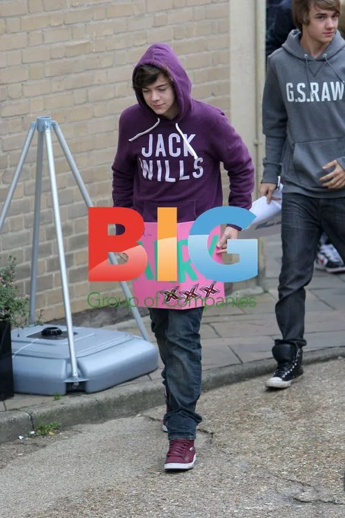 One Direction Arriving at X Factor Studios