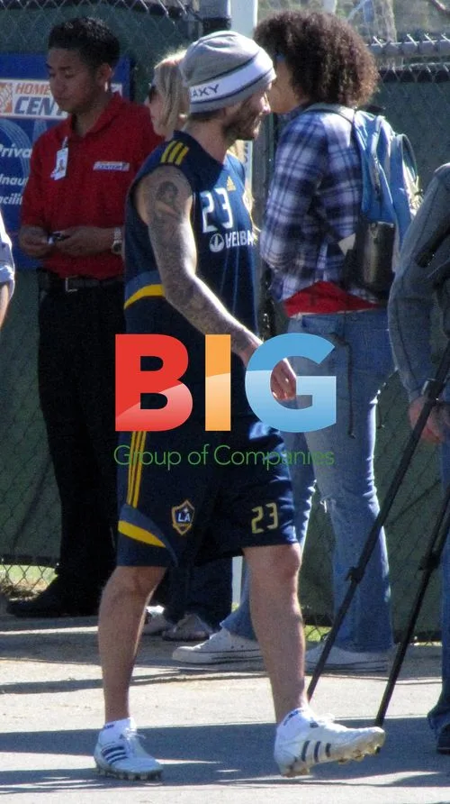 David Beckham Leaves LA Press Conference