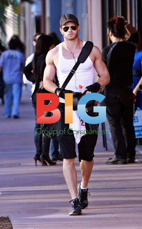 Kellan Lutz Leaving Boxing Gym