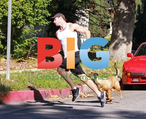 Kellan Lutz Takes Dog for Run
