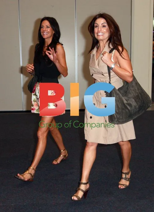 Esther Anderson and Ada Nicodemou at Kids Carnival Telethon