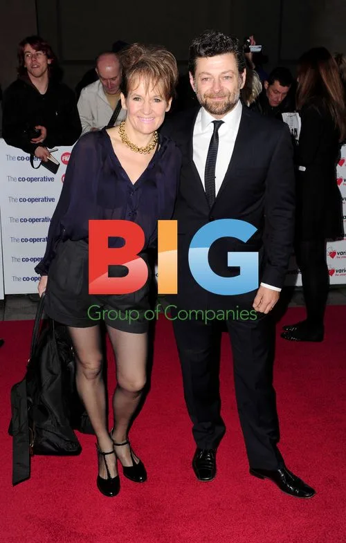 Lorraine Ashbourne and Andy Serkis at Variety Club Awards