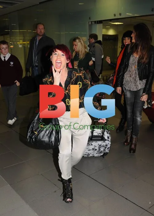 X Factor Band 'Belle Amie' at Dublin Airport