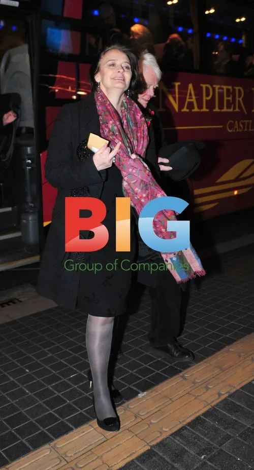 Cherie Blair and Tony Booth Out in Liverpool