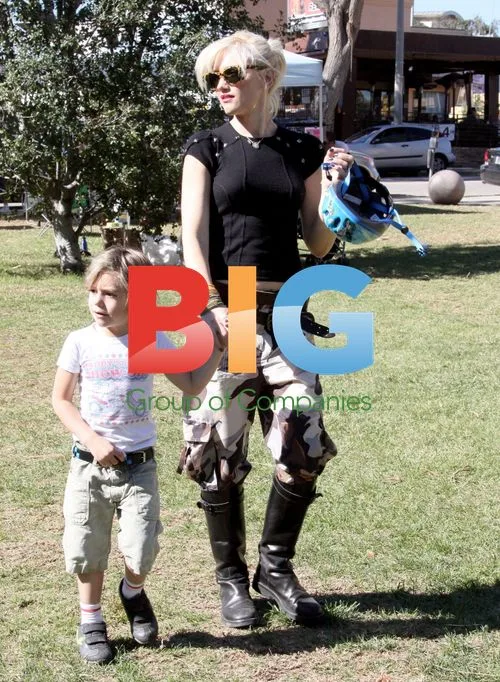 Gwen Stefani and Family at Pet Adoption Event
