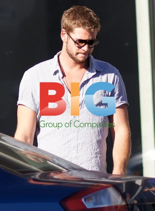 Liam Hemsworth at Cafe with Friends