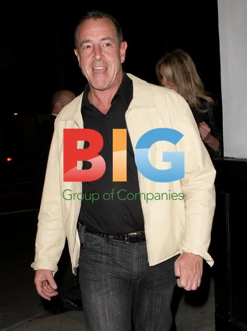 Michael Lohan and Date Arrive at Philippe Chow