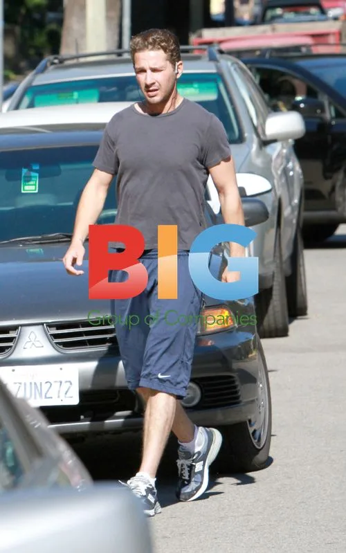 Shia LaBeouf Spotted Jogging in Van Nuys