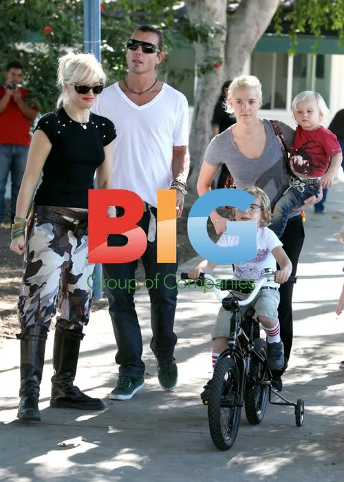 Gwen Stefani and Family at Park