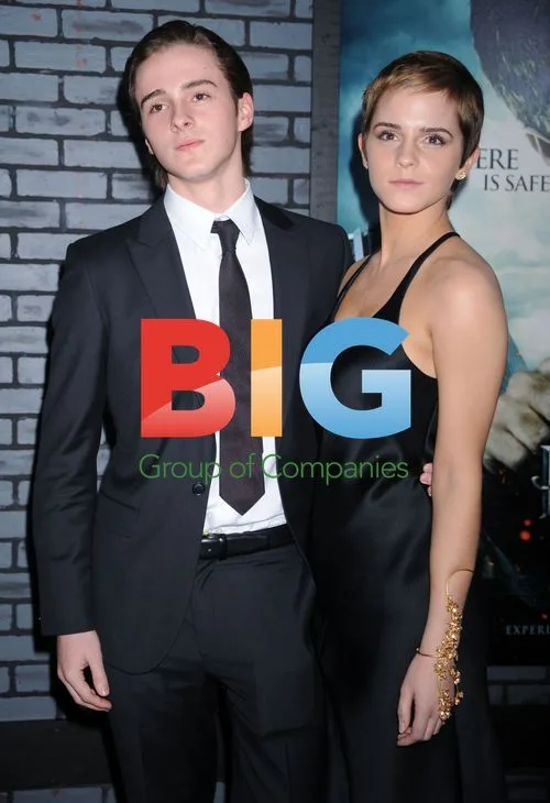 Emma Watson and Alexander Watson at 'Harry Potter' premiere
