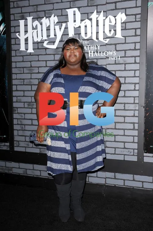 Gabourye Sidibe at Harry Potter Premiere