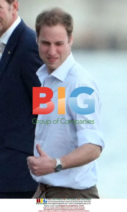 Prince William Arrives by Boat in Sydney