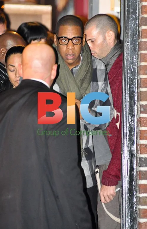 Jay-Z Arrives at Late Show Taping
