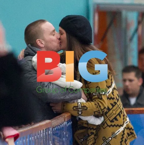 Danielle Lloyd and Jamie O'Hara Ice Skating