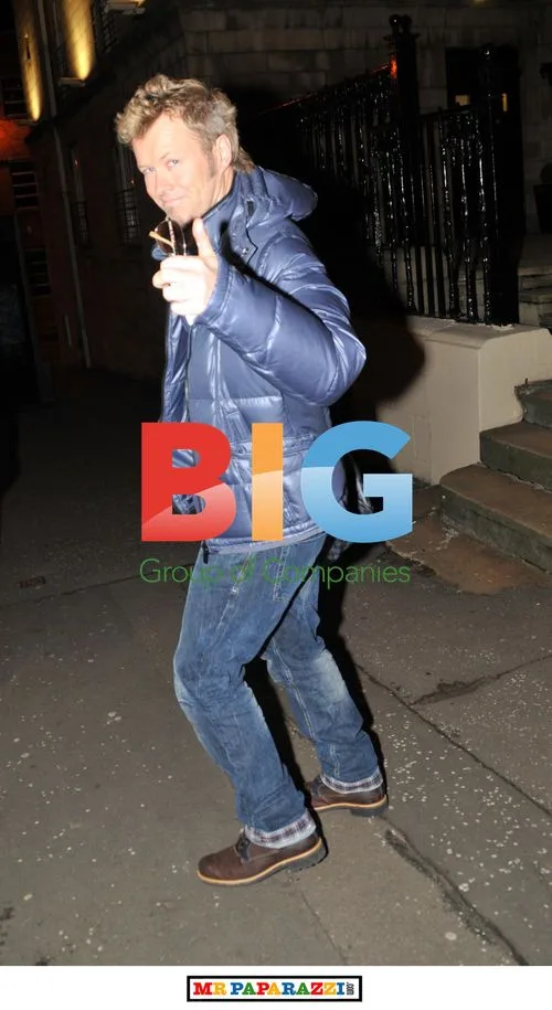 A-HA Leaving Hotel in Glasgow